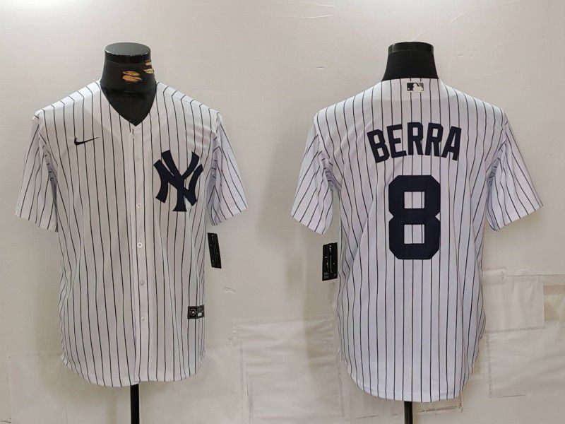 Men New York Yankees #8 Barra White Game 2024 Nike MLB Jersey style 819->new york yankees->MLB Jersey